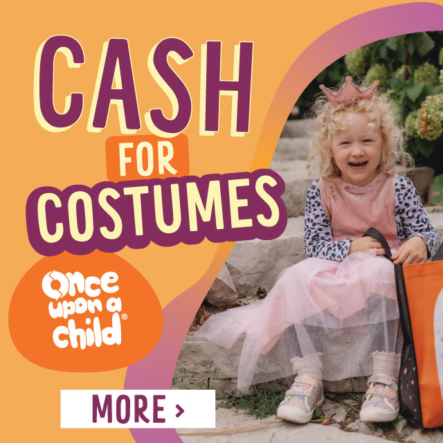 Get CASH for kids’ costumes today!